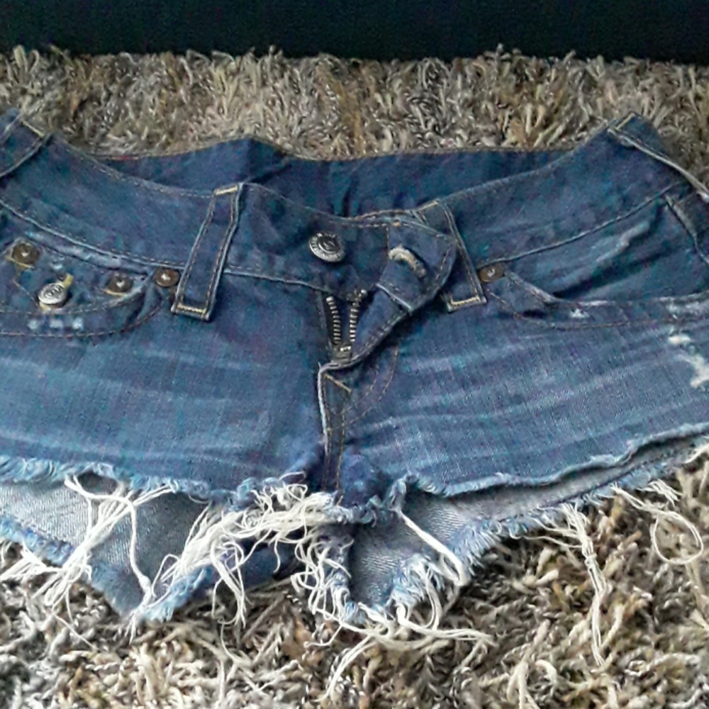 Denim shorts
